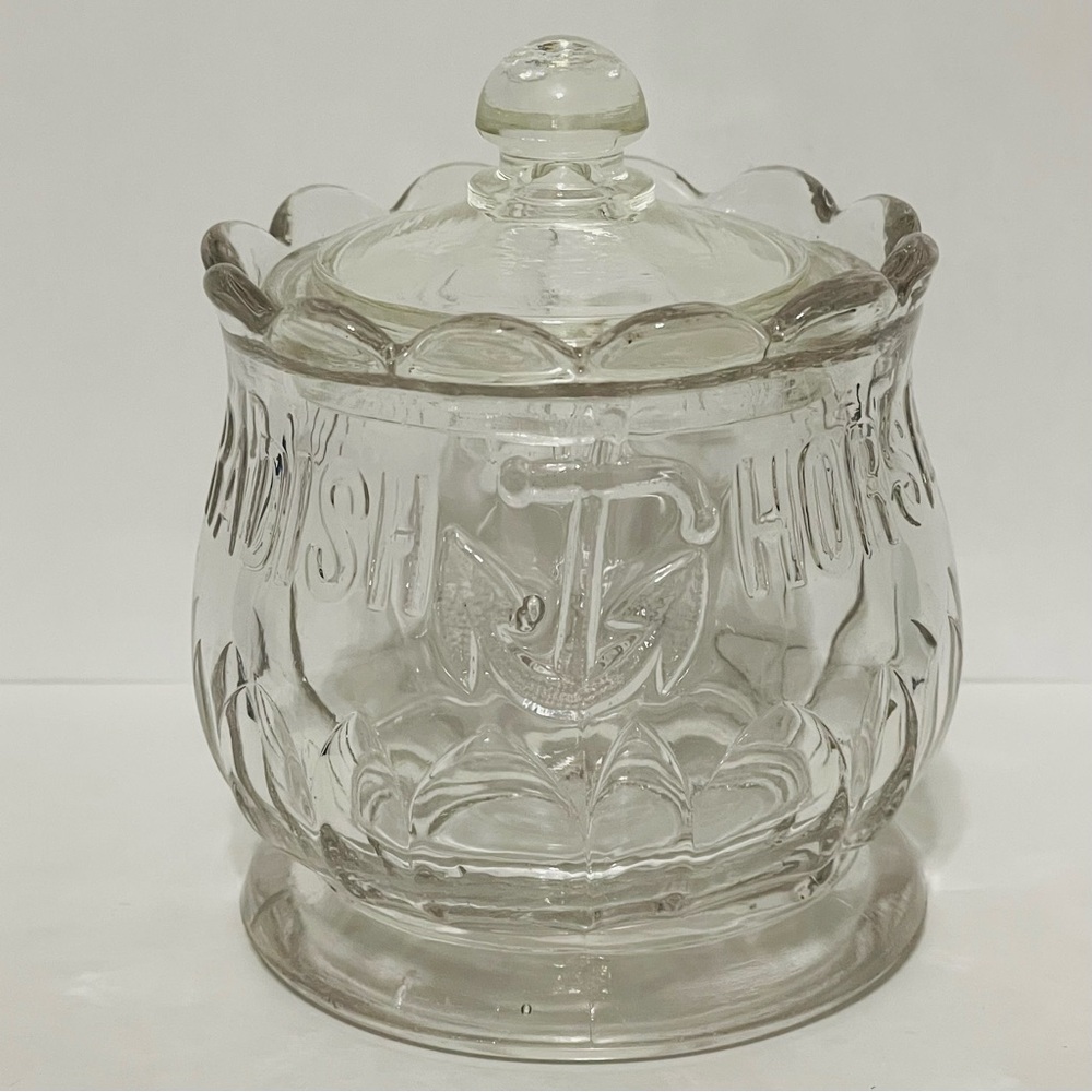 Antique -Post Civil War Era- Original 1869 HEINZ Anchor Horseradish Glass Jar